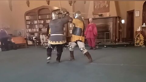 Medieval Poleaxe Fighting !