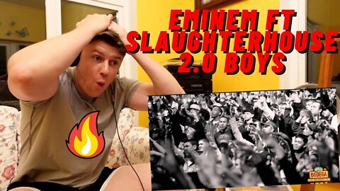 FIRST TIME LISTENING Eminem ft Slaughterhouse and Yelawolf - 2.0 Boys Lyrics **IRISH REACTION**