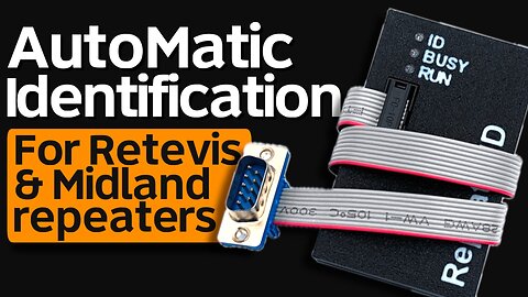 RepeaterID: Auto Identification For Retevis RT97s & Midland MXR10 GMRS & Ham Radio Repeaters