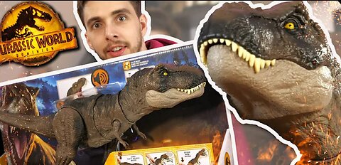 JURASSIC WORLD DOMINION T.REX IS HERE!!! Jurassic World Dominion! - Review and Unboxing
