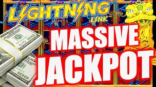 ⚡ HUGE PROGRESSIVE JACKPOT ⚡ Lightning Link Strikes Huge on $50 Spins