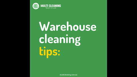 Warehouse Cleaning Services in Sydney - Multi Cleaning