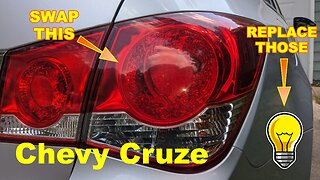 Chevy Cruze Taillight Housing/Bulb Swap - Quick and Easy!!!