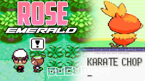 Pokemon Rose Emerald by Rosalyn - New GBA Hack ROM for some guys like Kaizo Mode, Nuzlocke mode