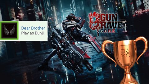 Gungrave G.O.R.E. - "Dear Brother" Bronze Trophy