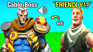 I Pretended To Be A NEW Boss In Fortnite