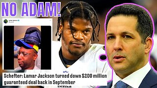 Lamar Jackson CHECKS ESPN's Adam Schefter On FALSE CONTRACT REPORT?! NO $200 MILLION Ravens Deal!