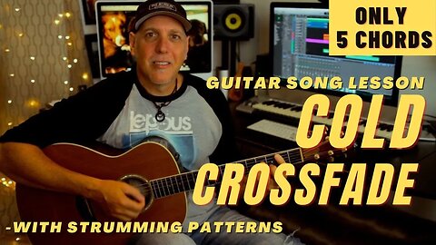 Cold by Crossfade Acoustic Guitar Song Lesson Tutorial - Only 5 chords!