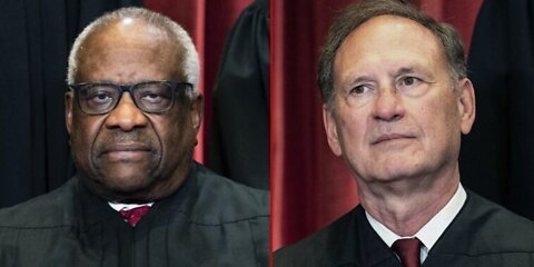 The Real Chief Justice Clarence Thomas, Justice Alito Issue Blistering Dissents in SCOTUS Vaccine Ma