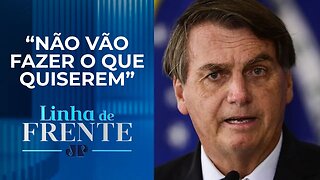 Bolsonaro sobre governo Lula: “Não vou liderar nenhuma oposição” | LINHA DE FRENTE