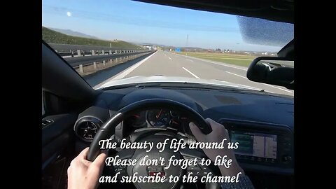 Driving at 307 km/h live and real in 4K quality