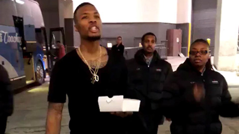 Damian Lillard CONFRONTS T Wolves Fans for Talking S**t After the Game