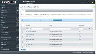 SecPoint Protector UTM Firewall 49 5 Advanced Anti Spam Scores