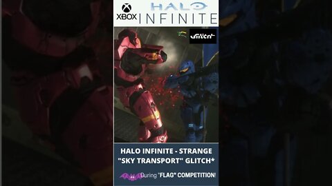 STRANGE SKY FUNNY TRANSPORT* - #haloinfiniteclips - IS IT Only an In-Game Frame Rate Glitch?