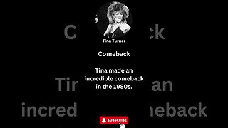 Tina Turner's Triumphant Comeback in the 1980s #shorts #tinaturner #rocknroll