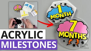 COMIC STYLE MONTHLY MILESTONE DISC TUTORIAL