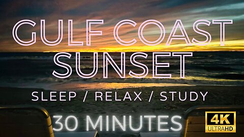 Ocean Waves Relaxation at Sunset | Naples Florida
