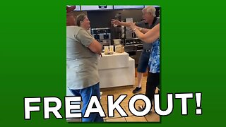 Psycho Woman Freaks Out In McDonald's