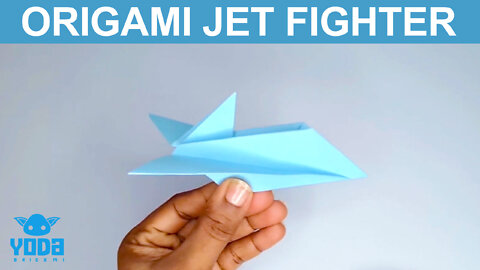 How To Make an Origami Jet Fighter - Easy And Step By Step Tutorial