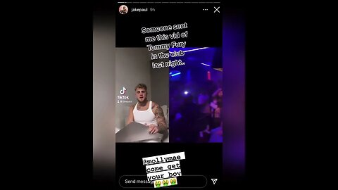 Jake Paul tells Tommy Fury’s gf to “come get your boy”