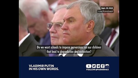 Putin: Western elites are false prophets trying to force humanity