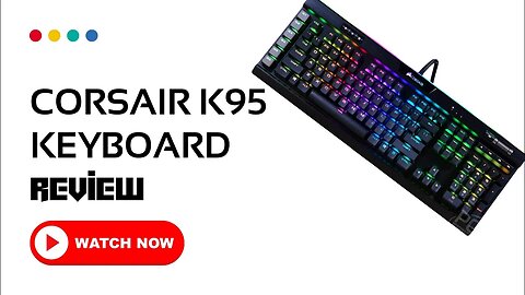 Corsair K95 RGB Platinum Gaming Keyboard Review | Best Gaming Keyboard 2023 | Best Gaming Keyboards