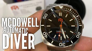 McDowell Time Tidewater Automatic Diver Watch Review