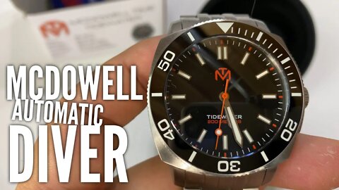 McDowell Time Tidewater Automatic Diver Watch Review