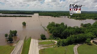SKY2 gives an aerial look at Skiatook flooding