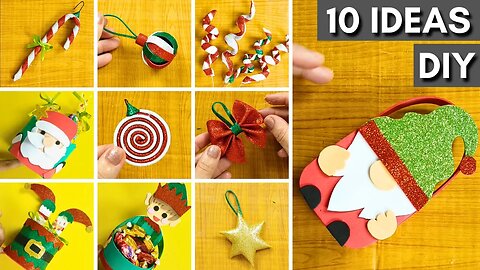 DIY - How to Make 10 DIY Christmas Decorations for You to Shine this Christmas! 3