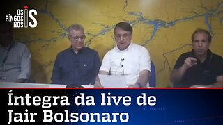 Íntegra da live de Jair Bolsonaro de 08/10/20