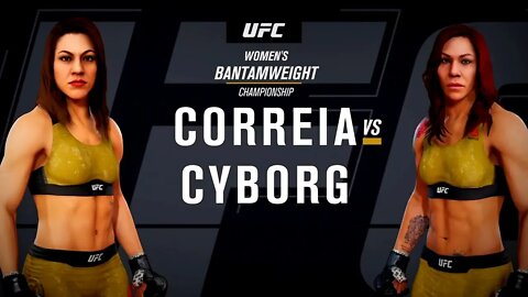 EA Sports UFC 3 Gameplay Cris Cyborg vs Bethe Correia