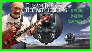 Random Riff #19 - Our New World intro guitar cover - Dream Theater