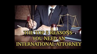 International Attorney discusses why you need legal representation overseas w/ @cslawgroup