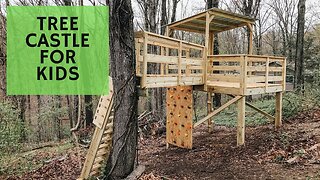 Emergency Tree Cabin Build (Treehouse)