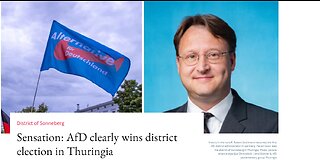 AfD dominates local election in Thurungia defeats the uniparty for the first time