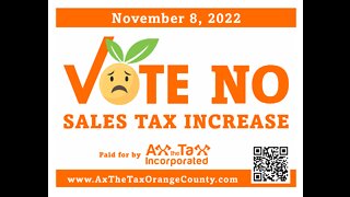 Explanation: Vote NO on Demings Transportation Sales Tax Increase