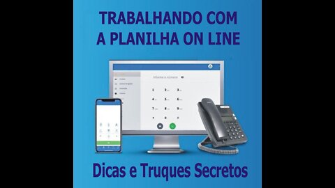 Trabalhando com a planilha on line