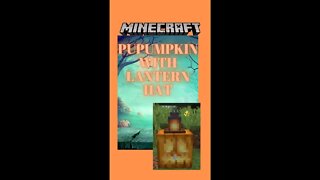 Minecraft: Halloween Pumpkin With Lantern Hat