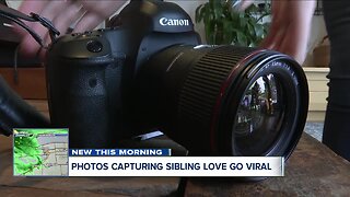 Photos capturing sibling love go viral