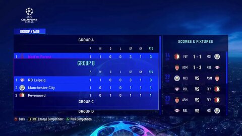 Nottingham Forest S:10 2027-2028 UEFA Champions League Group Play Match 1 @ Midtjylland