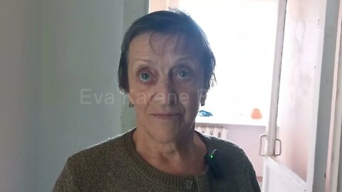 75 Year Old Woman's Life Destroyed by Ukrainian Shelling of Donetsk