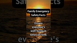 Family Emergency Safety Facts #fact #shotrs #nature