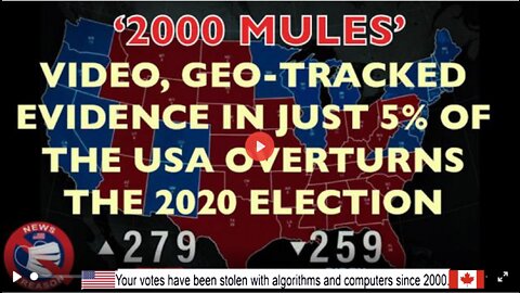 Numbers in ‘2000 Mules’ Video Evidence MORE Than Enough to Flip 2020 Election - SHARE EVERYWHERE