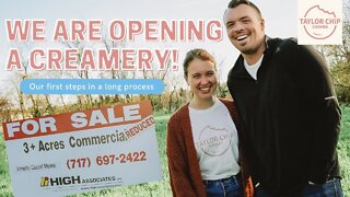 Taylor Chip Cookies & CREAMERY: It's Official! We Are Building A Creamery - Episode 001