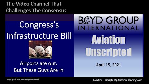 Congress's Infrastructure Bill. Airports Out.
