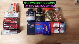 How to save money but still shoot. Reloading Vs Buying Factory Ammo