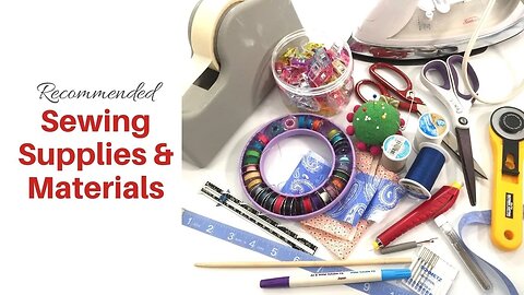 Sewing Supplies BUYERS GUIDE For Beginners // My LOVED Recommendations