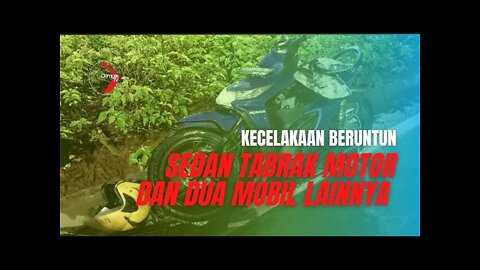 Tabrakan Beruntun Dekat Bundaran Senayan, Sedan Tabrak Motor Dan 2 Mobil Lainnya