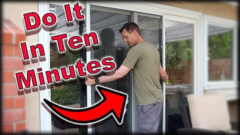 How To Replace A Screen Door - Sliding Screen Door